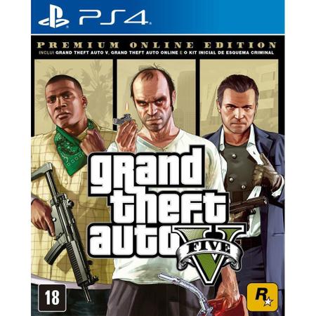 Jogo GTA 5, Grand Theft Auto V, PS4 - Limmax