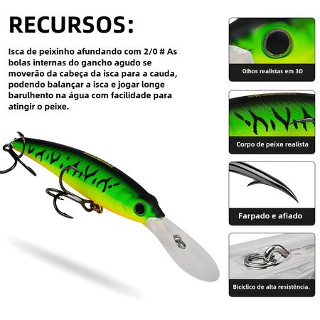 Imagem de Grande 19cm Minnow Isca 53g Isca Laser Para Multi-espécies Pesca De Água Salgada Fundição Longa