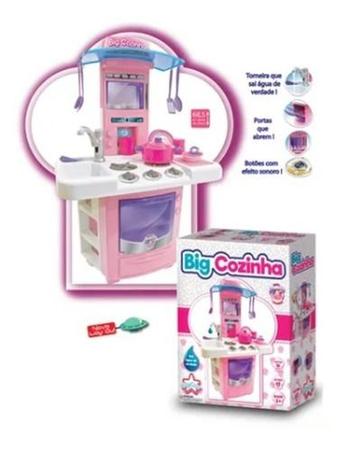 Imagem de Grande Cozinha Infantil Com Acessórios Brinquedo Completa