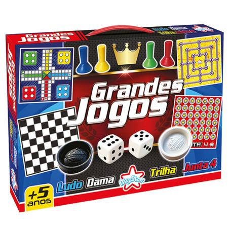 Grandes Jogos com Ludo, Dama, Trilha e Junta 4 Big Star - USA Magazine