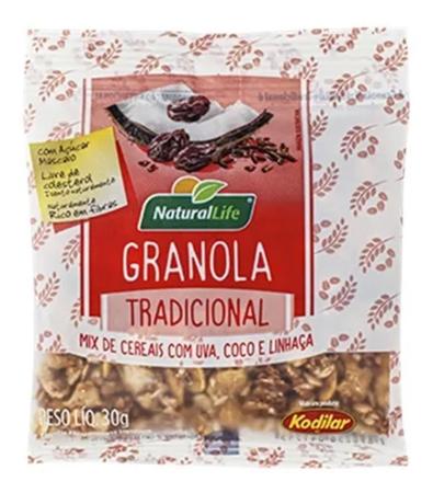 Imagem de Granola Tradicional Mix de Cereais 20x30g, Sem Glúten - Kodilar