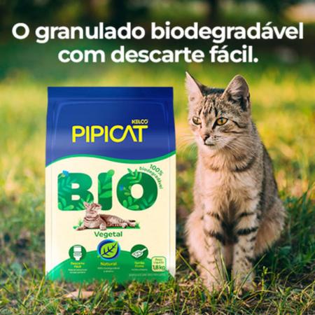 Imagem de Granulado Sanitário Pipicat Bio Vegetal para Gatos 1,8kg