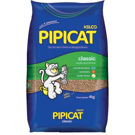 Granulado Sanitário Pipicat Kelcat 4kg Imagem de Granulado Sanitário Pipicat Kelcat 4kg