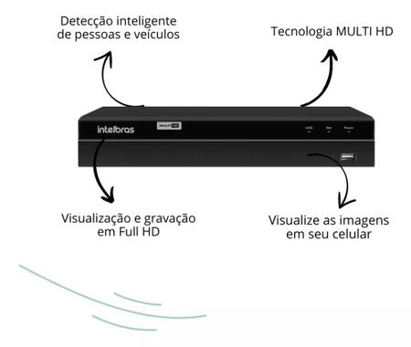 Gravador Digital De Vídeo Dvr Mhdx 1204 Intelbras + Hd 500gb Imagem de Gravador Digital De Vídeo Dvr Mhdx 1204 Intelbras + Hd 500gb