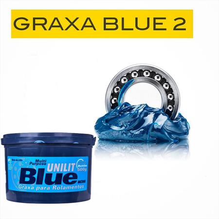 Graxa Azul para Rolamentos e Mancais Unilit Blue-1Kg Ingrax