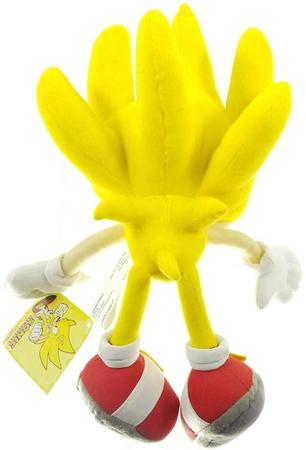 Sonic The Hedgehog Pelúcia Super Sonic Oficial - Shoptoys