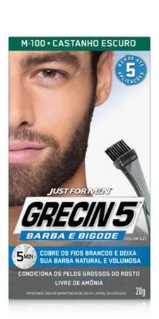 Grecin 5 Color Gel Barba E Bigode 28g Escolha COR Tinta para