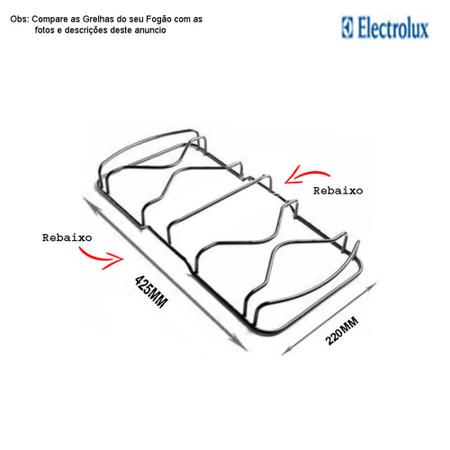 Imagem de Grelha esmaltada para fogões electrolux 4 bocas 52 smc