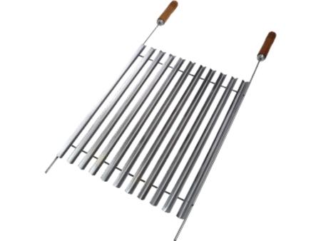 Grelha Parrilla Reta Cromada - Madeferinox - Madefer Inox Imagem de Grelha Parrilla Reta Cromada - Madeferinox