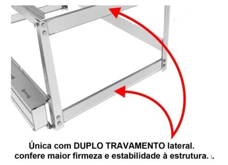 Imagem de Grill 4 espetos para Churrasqueiras Grill 100 INOX Bivolt