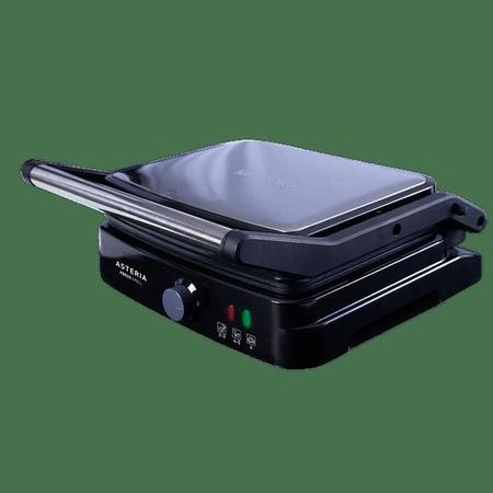 Imagem de Grill e Sanduicheira Mallory Asteria com Alavanca 1270W 127v  Inox  Preto