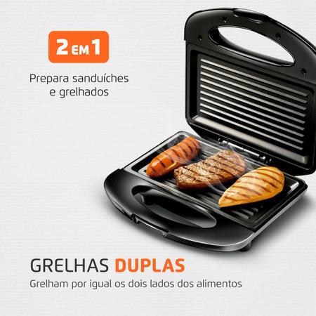 Imagem de Grill e Sanduicheira Mondial Premium S-07