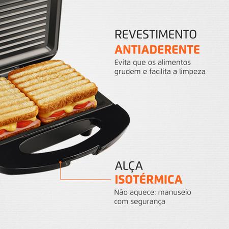 Imagem de Grill e Sanduicheira Mondial Premium S-07