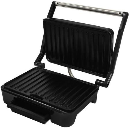 Grill Electrobras EBPG-01 750 Watts Antiaderente 220 - 240 V ~ 50/60 HZ - Prata/Preto Imagem de Grill Electrobras EBPG-01 750 Watts Antiaderente 220 - 240 V ~ 50/60 HZ - Prata/Preto