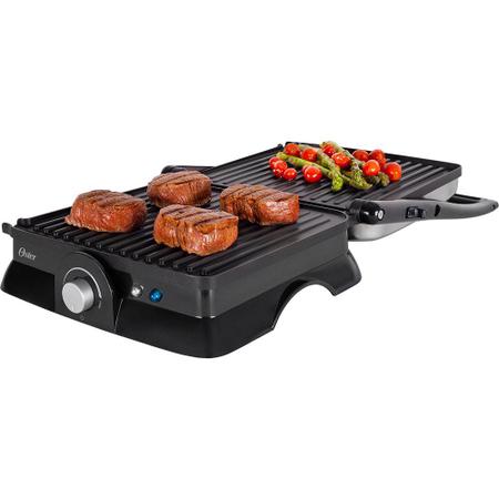 Imagem de Grill Elétrico Multiuso Oster 1200W Inox OGRL210