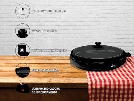 Imagem de Grill Lenoxx Gourmet 1250W - Controle de Temperatura