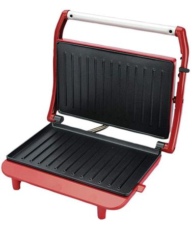 Imagem de Grill Lenoxx Panini Inox Red 850W