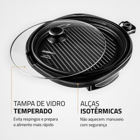 Imagem de Grill Redondo Mondial Cook & Grill 40 G-03