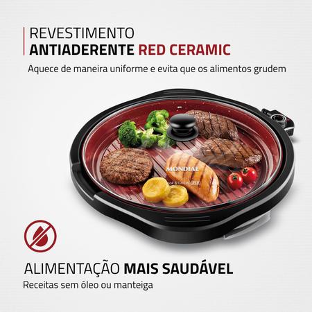 Imagem de Grill Redondo Mondial Cook & Grill G-03-RC