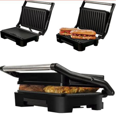 Imagem de Grill Sanduicheira Asteria Press Mallory 900w Misteira Inox Antiaderente