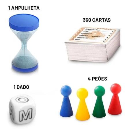 Jogo Tabuleiro Imagem e Ação 2 Grow Joguinho Adivinhar Desenhar Cartas