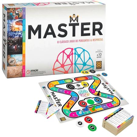 Jogo De Perguntas e Respostas Master Original - Grow 03572 - Jogos de  Tabuleiro - Magazine Luiza