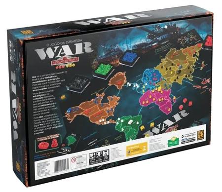 Jogo War 50 Anos Tabuleiro Edição Especial Grow Estratégia - Tem Tem  Digital - Brinquedos e Papelaria, aqui tem!