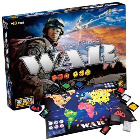 Jogo De Tabuleiro War - Jogo Da Estrategia Original Grow