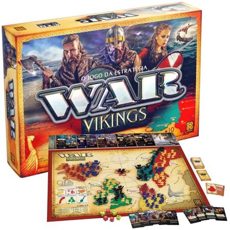 Jogo De Tabuleiro War Vikings O Jogo Da Estrategia - Grow