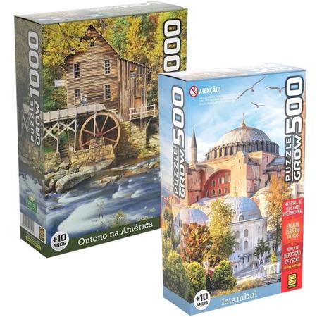 Puzzle Quebra Cabeça 500 Peças Istambul – Grow - Livraria e