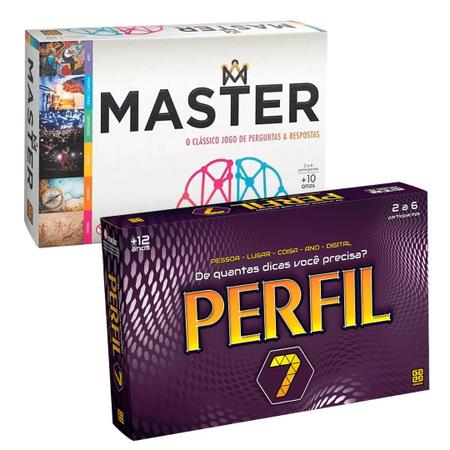 Jogo De Perguntas e Respostas Master Original - Grow 03572 - Jogos de  Tabuleiro - Magazine Luiza