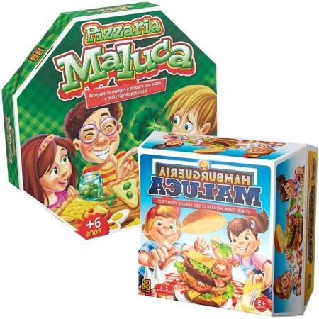 Jogo De Mesa Pizzaria Maluca Grow