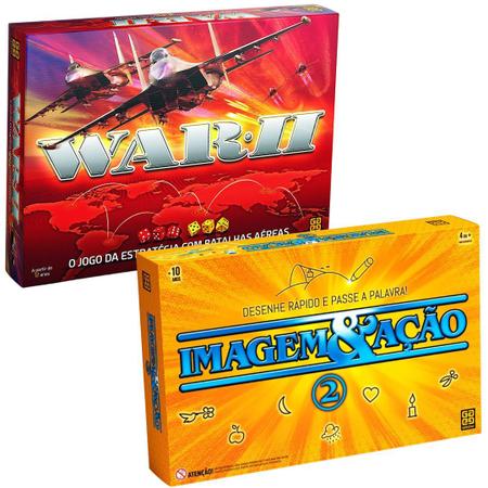 Kit Jogos De Tabuleiro Detetive Estrela E War 2 Grow em Promoção na  Americanas