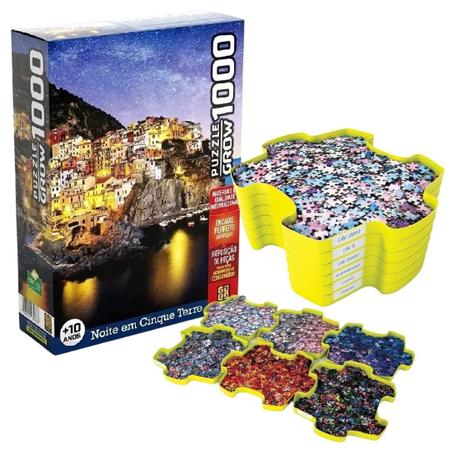 Quebra-Cabeça Puzzle Grow 1000 peças Dia e Noite