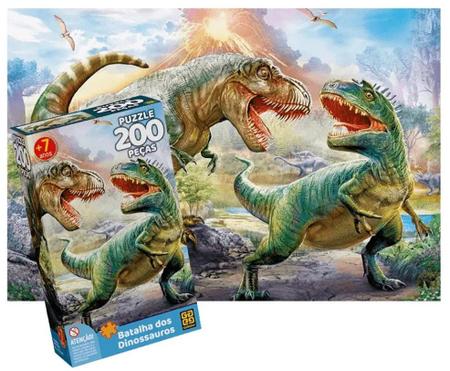 Kit 2 Jogos Quebra Cabeça Dinossauro Infantil C/ 30 Peças - Compre Agora -  Feira da Madrugada SP