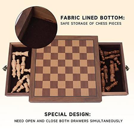 Compra online de Damas de xadrez magnéticas de 10 '', conjunto