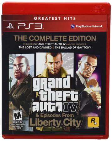 Grand Theft Auto IV - GTA 4 - Jogo PS3 Midia Fisica - Sony - GTA - Magazine  Luiza