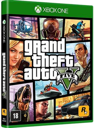 GTA 5 Grand theft Auto V Xbox Premium Mídia Física Lacrado