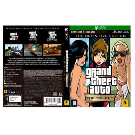 JOGO GTA THE TRILOGY DEFINITIVE EDITION - XBOX - 101 Digital Games e  Eletrônicos