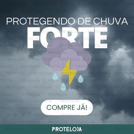 Imagem de Guarda Chuva Grande Automático Transparente Reforçado 