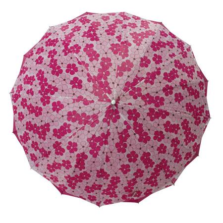 Imagem de Guarda Chuva Lotus 16 Varetas Forro Duplo - Brizzi