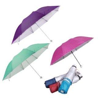 Imagem de Guarda chuva Sombrinha com proteção solar UV Dobrável Adulta Masculina Feminina Portátil Prática