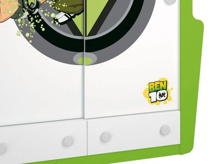 Imagem de Guarda-roupa Ben 10 2 Portas de Correr e 2 Gavetas