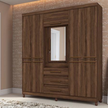 Imagem de Guarda Roupa Casal 10 Portas Fusion Albatroz