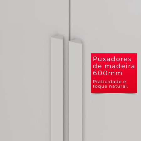 Imagem de Guarda-Roupa Casal 100% MDF 6 Portas e 4 Gavetas Espanha - Tudo de Móveis
