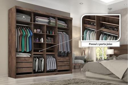 Guarda Roupa Casal Sevilha 3 Portas Correr 6 Gav. - Quarta Divisão Móveis Imagem de Guarda Roupa Casal Sevilha 3 Portas Correr 6 Gav.