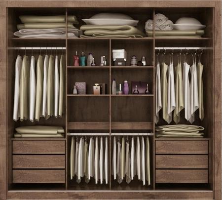 Guarda Roupa Casal Sevilha 3 Portas Correr 6 Gav. - Quarta Divisão Móveis Imagem de Guarda Roupa Casal Sevilha 3 Portas Correr 6 Gav.