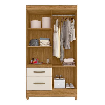 Guarda Roupa de Bebê com Espelho 4 Portas e 2 Gavetas - MOVAL Imagem de Guarda Roupa de Bebê com Espelho 4 Portas e 2 Gavetas
