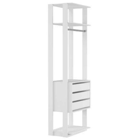 Imagem de Guarda-Roupa Modulado Cedar 3 GV Branco