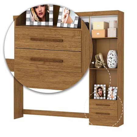 Imagem de Guarda Roupa Modulado com Cama Paris 5 Portas com Espelho e 2 Gavetas